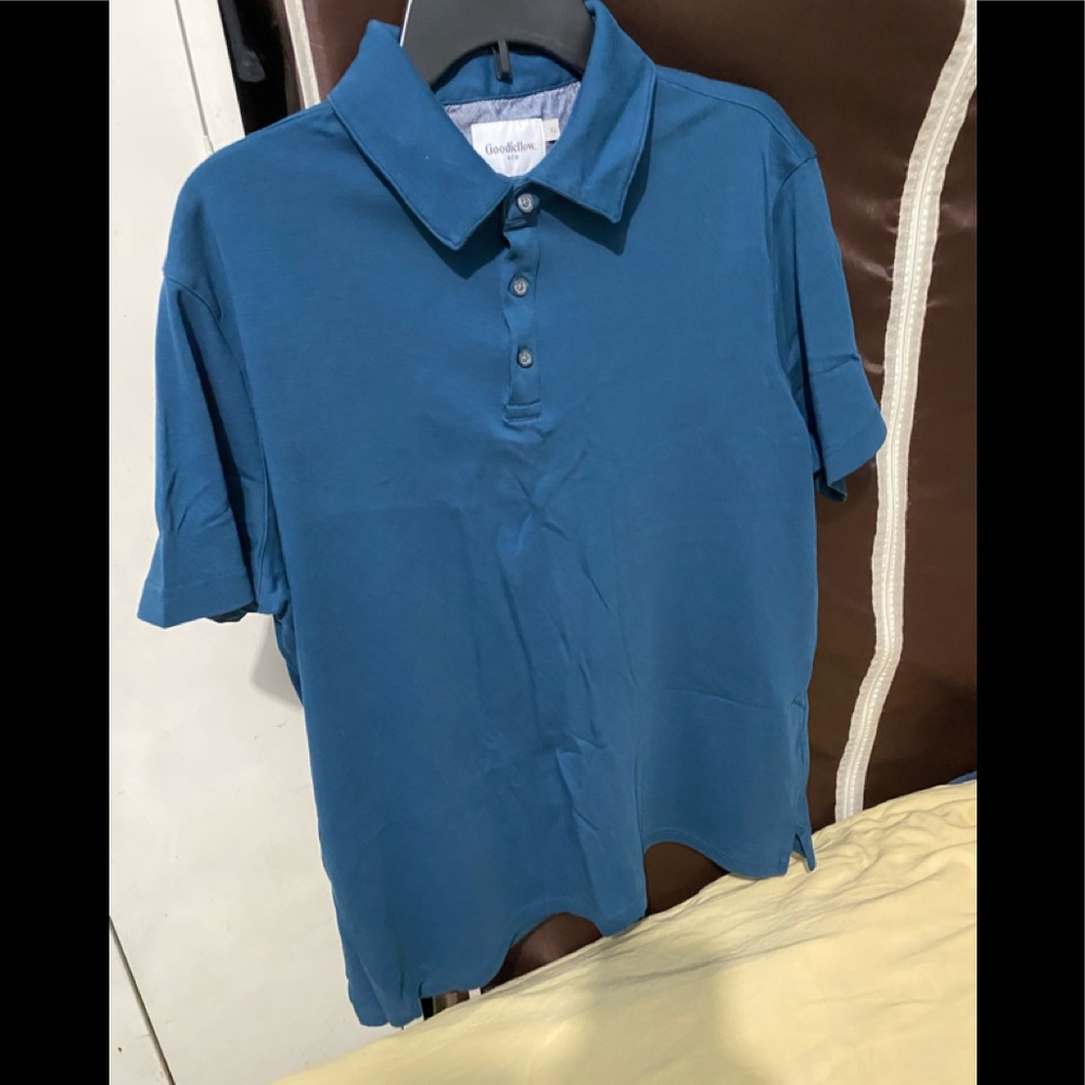 Good fellow polo blue shirt